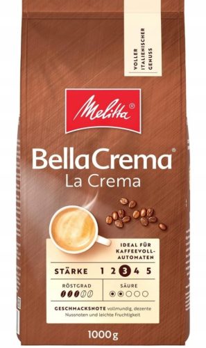 Melitta BellaCrema La Crema szemes kávé - 1 kg