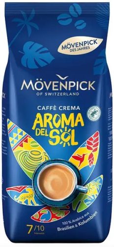 Mövenpick Caffé Crema Aroma Del Sol Brasilien & Kolumbien szemes kávé - 1 kg