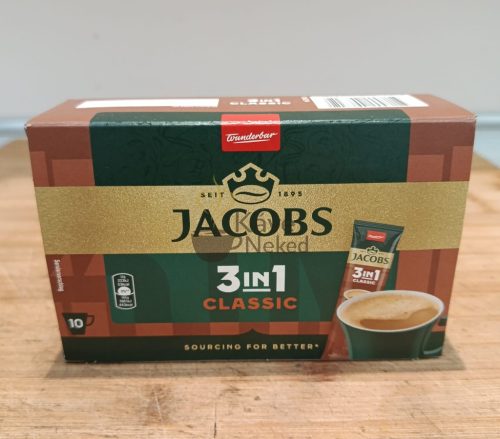Jacobs 3in1 Classic instant kávékeverék – 10x12 g