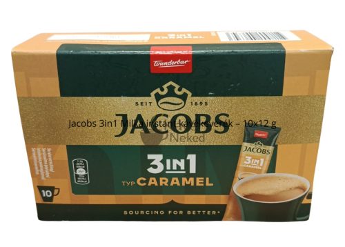 Jacobs 3in1 Caramel instant kávékeverék – 10x12g