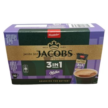   Jacobs 3in1 Milka instant kakaó-kávé keverék – 10x12 g.