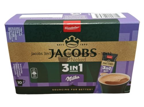 Jacobs 3in1 Milka instant kakaó-kávé keverék – 10x12 g.